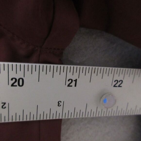 Express Boyfriend Portofino Top‎ XS Burgundy Relaxed Fit Conscious Edit - Picture 7 of 10